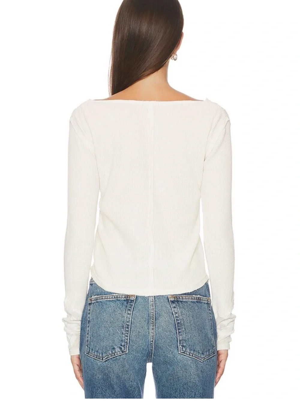 Free People Butterfly Lace Trim Top, Size XSMALL